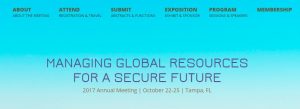ASA/CSSA/SSSA Annual Meeting @ Tampa, Florida